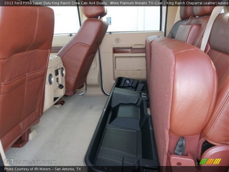White Platinum Metallic Tri-Coat / King Ranch Chaparral Leather/Adobe Trim 2013 Ford F350 Super Duty King Ranch Crew Cab 4x4 Dually