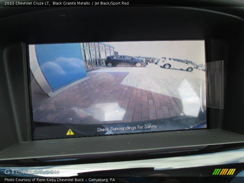 Black Granite Metallic / Jet Black/Sport Red 2013 Chevrolet Cruze LT