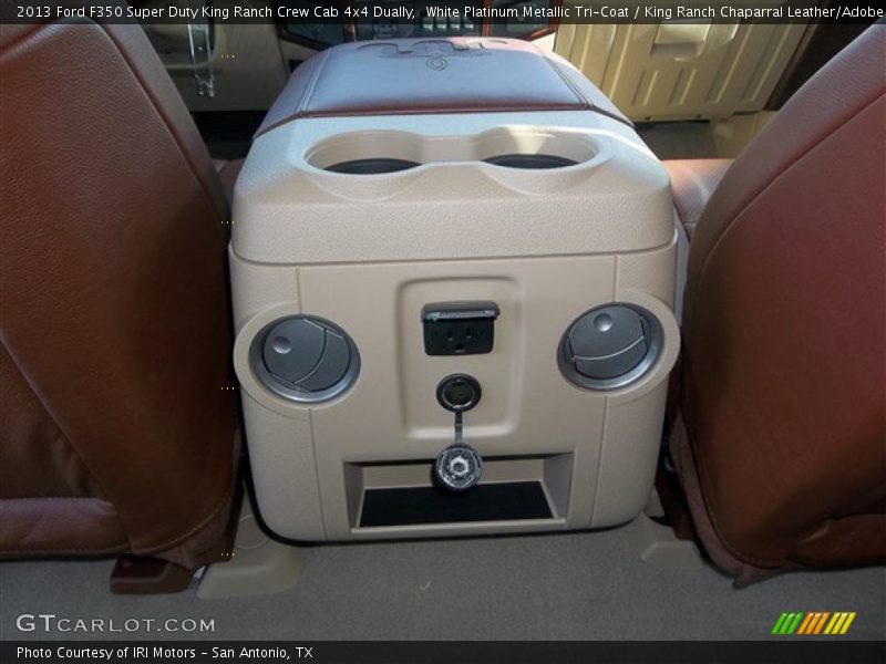White Platinum Metallic Tri-Coat / King Ranch Chaparral Leather/Adobe Trim 2013 Ford F350 Super Duty King Ranch Crew Cab 4x4 Dually