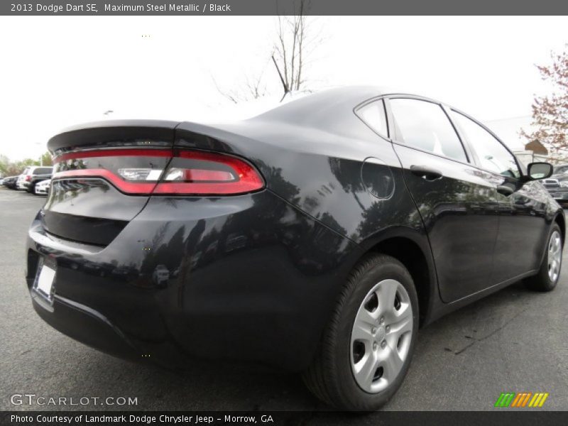 Maximum Steel Metallic / Black 2013 Dodge Dart SE