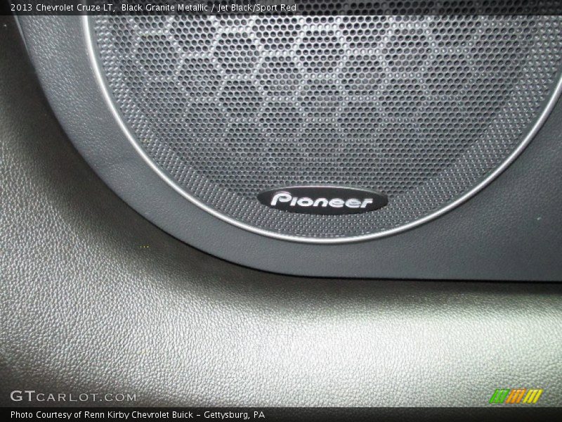 Black Granite Metallic / Jet Black/Sport Red 2013 Chevrolet Cruze LT