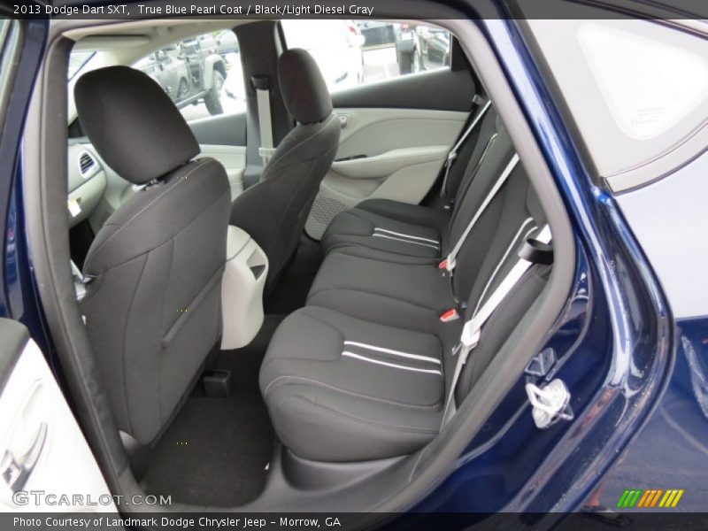 True Blue Pearl Coat / Black/Light Diesel Gray 2013 Dodge Dart SXT