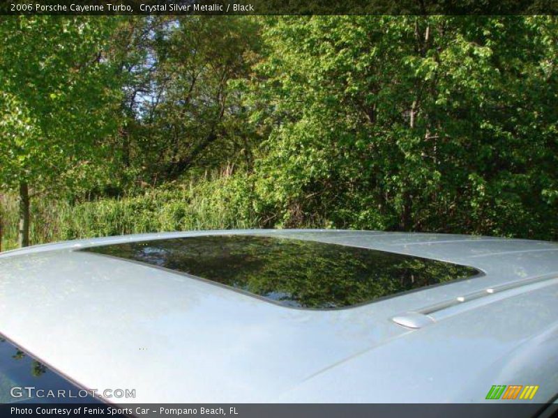 Crystal Silver Metallic / Black 2006 Porsche Cayenne Turbo