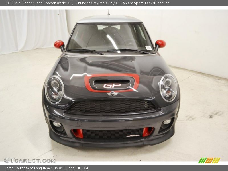 Thunder Grey Metallic / GP Recaro Sport Black/Dinamica 2013 Mini Cooper John Cooper Works GP