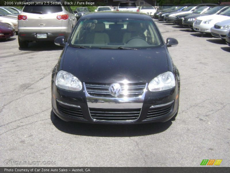 Black / Pure Beige 2006 Volkswagen Jetta 2.5 Sedan