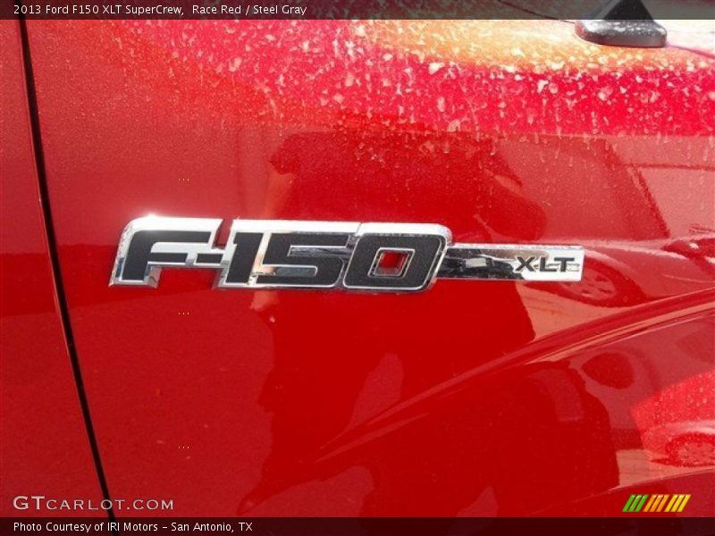 Race Red / Steel Gray 2013 Ford F150 XLT SuperCrew