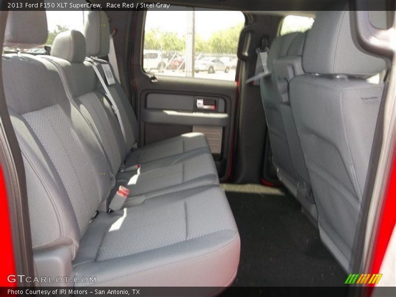 Race Red / Steel Gray 2013 Ford F150 XLT SuperCrew