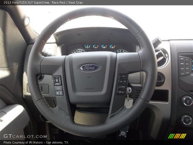 Race Red / Steel Gray 2013 Ford F150 XLT SuperCrew