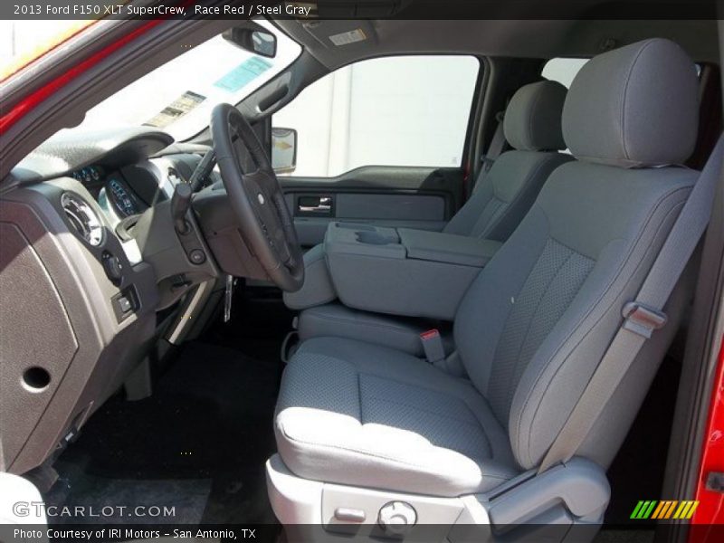 Race Red / Steel Gray 2013 Ford F150 XLT SuperCrew