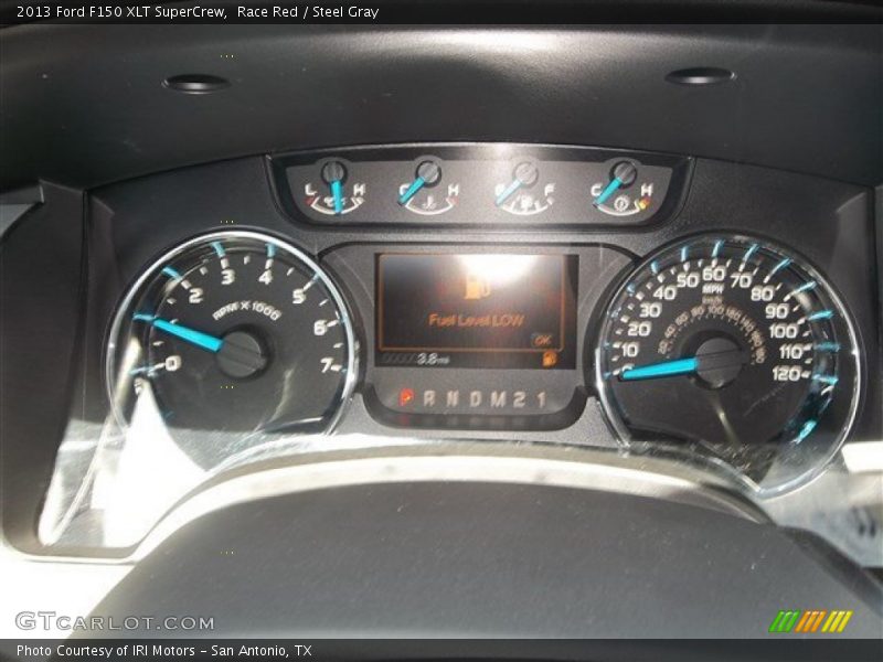 Race Red / Steel Gray 2013 Ford F150 XLT SuperCrew