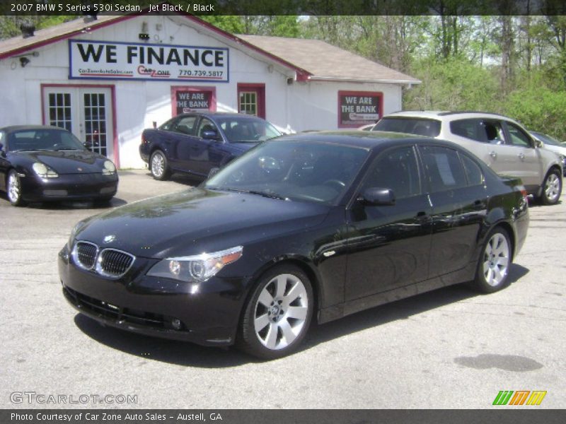 Jet Black / Black 2007 BMW 5 Series 530i Sedan
