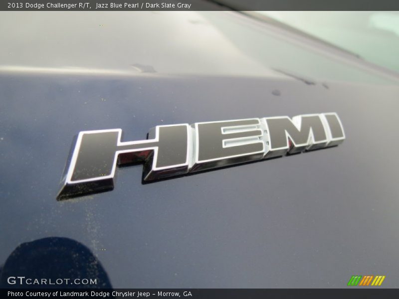 Jazz Blue Pearl / Dark Slate Gray 2013 Dodge Challenger R/T