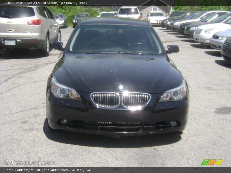 Jet Black / Black 2007 BMW 5 Series 530i Sedan