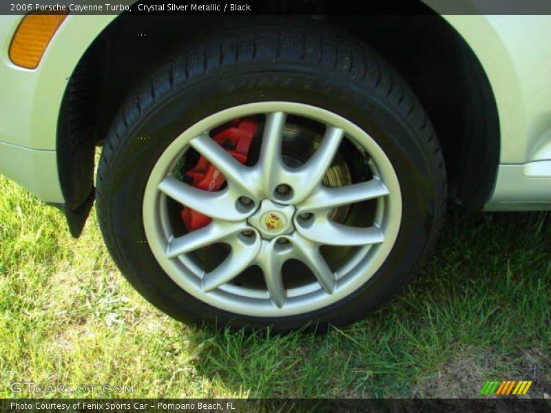 Crystal Silver Metallic / Black 2006 Porsche Cayenne Turbo