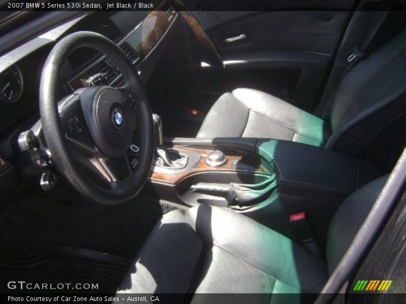 Jet Black / Black 2007 BMW 5 Series 530i Sedan