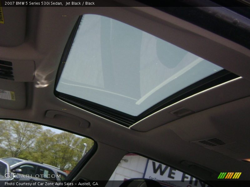 Jet Black / Black 2007 BMW 5 Series 530i Sedan