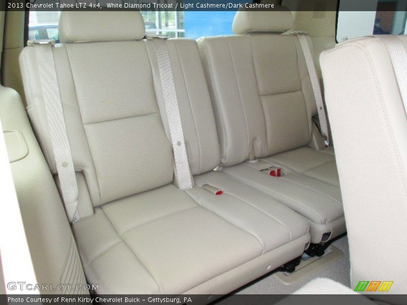 White Diamond Tricoat / Light Cashmere/Dark Cashmere 2013 Chevrolet Tahoe LTZ 4x4