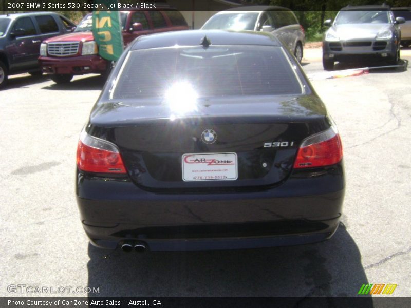 Jet Black / Black 2007 BMW 5 Series 530i Sedan