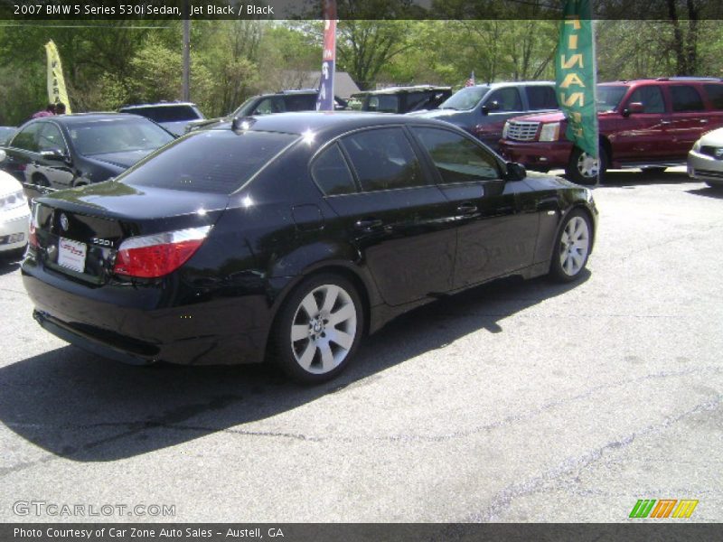 Jet Black / Black 2007 BMW 5 Series 530i Sedan