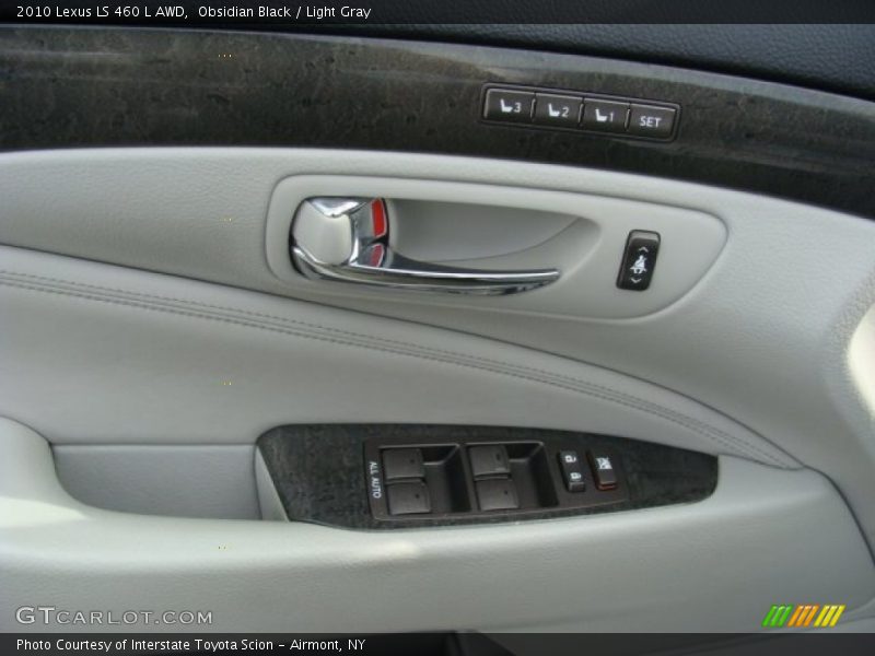 Obsidian Black / Light Gray 2010 Lexus LS 460 L AWD