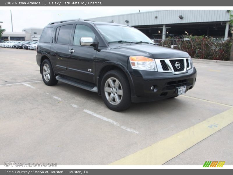 Galaxy Black Metallic / Charcoal 2009 Nissan Armada LE