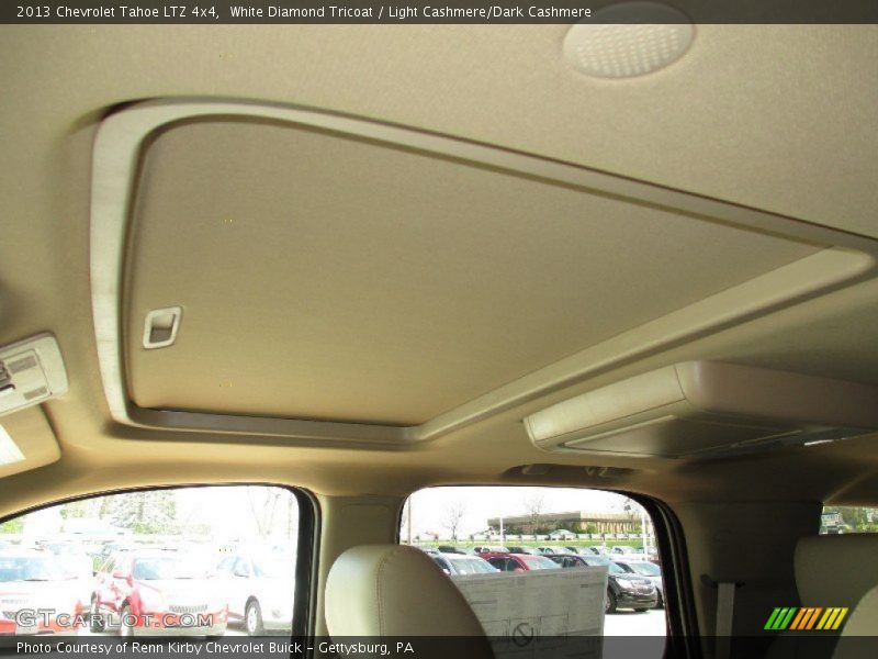 White Diamond Tricoat / Light Cashmere/Dark Cashmere 2013 Chevrolet Tahoe LTZ 4x4