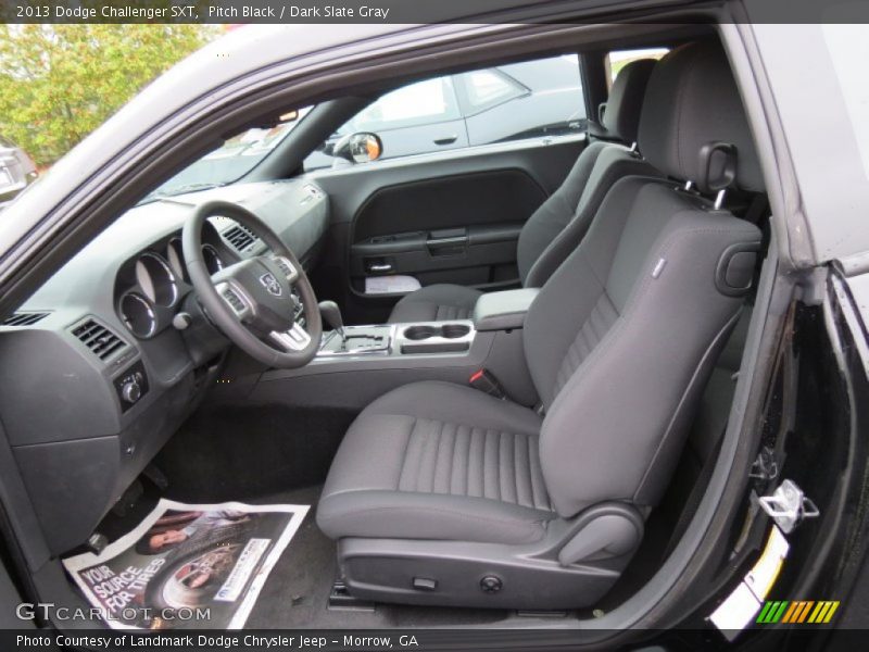Pitch Black / Dark Slate Gray 2013 Dodge Challenger SXT