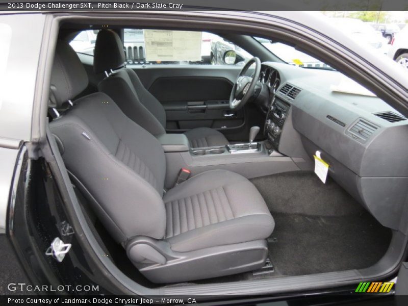 Pitch Black / Dark Slate Gray 2013 Dodge Challenger SXT