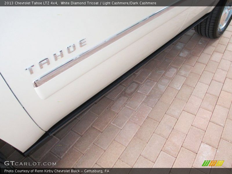 White Diamond Tricoat / Light Cashmere/Dark Cashmere 2013 Chevrolet Tahoe LTZ 4x4