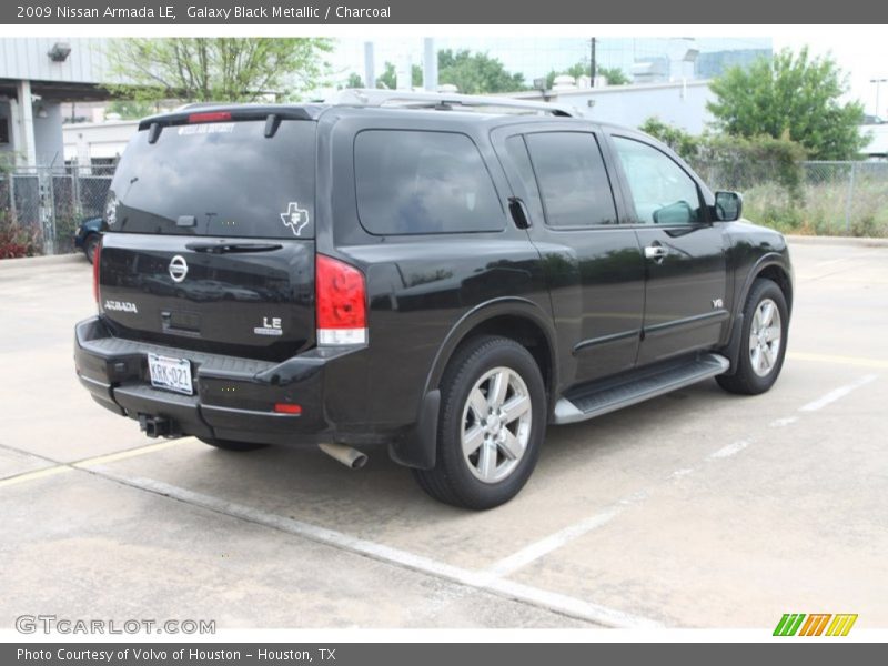 Galaxy Black Metallic / Charcoal 2009 Nissan Armada LE