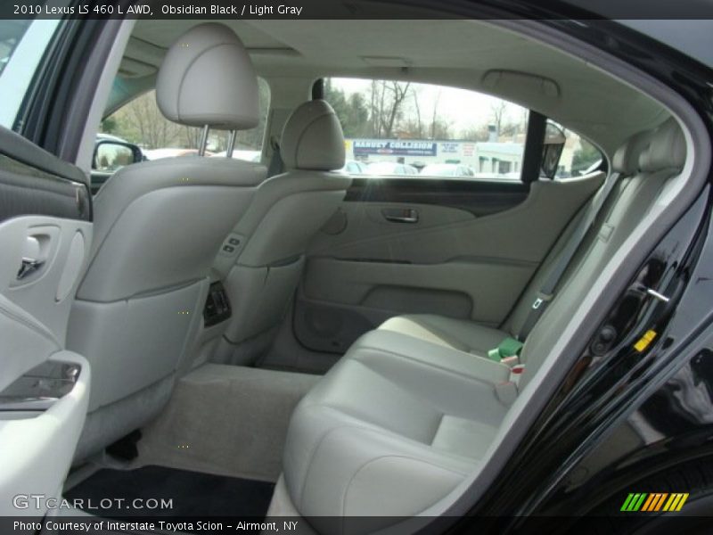 Rear Seat of 2010 LS 460 L AWD