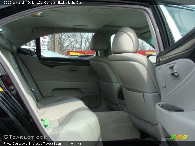 Obsidian Black / Light Gray 2010 Lexus LS 460 L AWD
