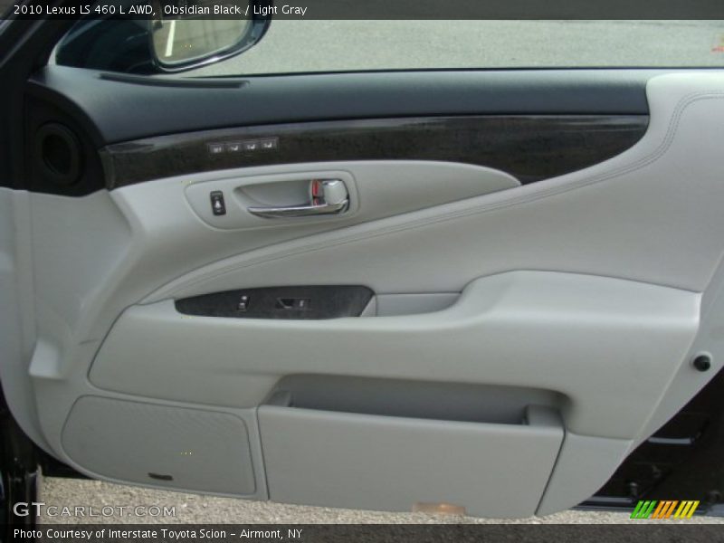 Obsidian Black / Light Gray 2010 Lexus LS 460 L AWD