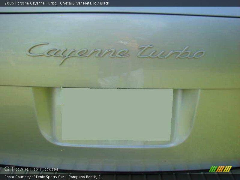 Crystal Silver Metallic / Black 2006 Porsche Cayenne Turbo