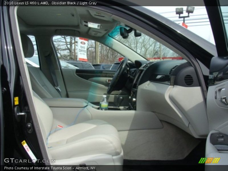 Obsidian Black / Light Gray 2010 Lexus LS 460 L AWD