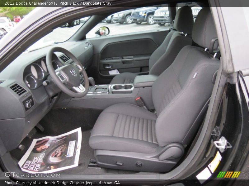 Pitch Black / Dark Slate Gray 2013 Dodge Challenger SXT