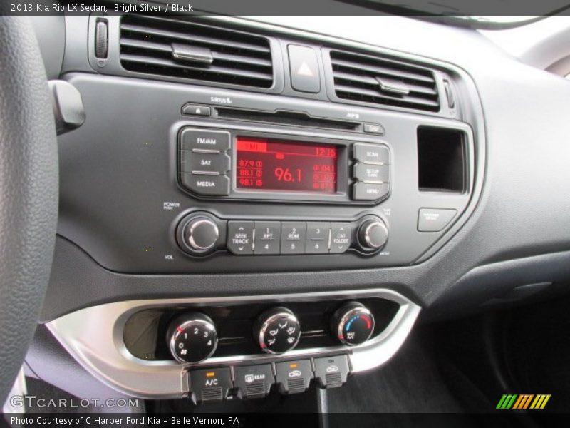 Bright Silver / Black 2013 Kia Rio LX Sedan