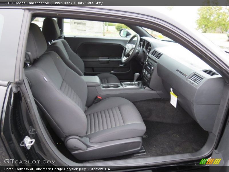 Pitch Black / Dark Slate Gray 2013 Dodge Challenger SXT