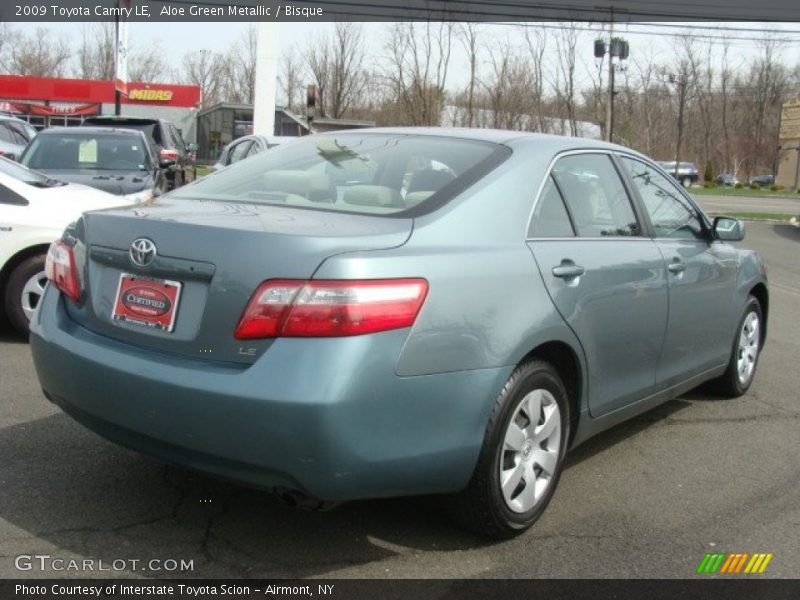 Aloe Green Metallic / Bisque 2009 Toyota Camry LE