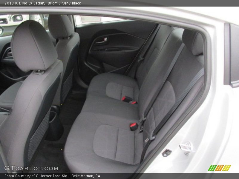 Bright Silver / Black 2013 Kia Rio LX Sedan
