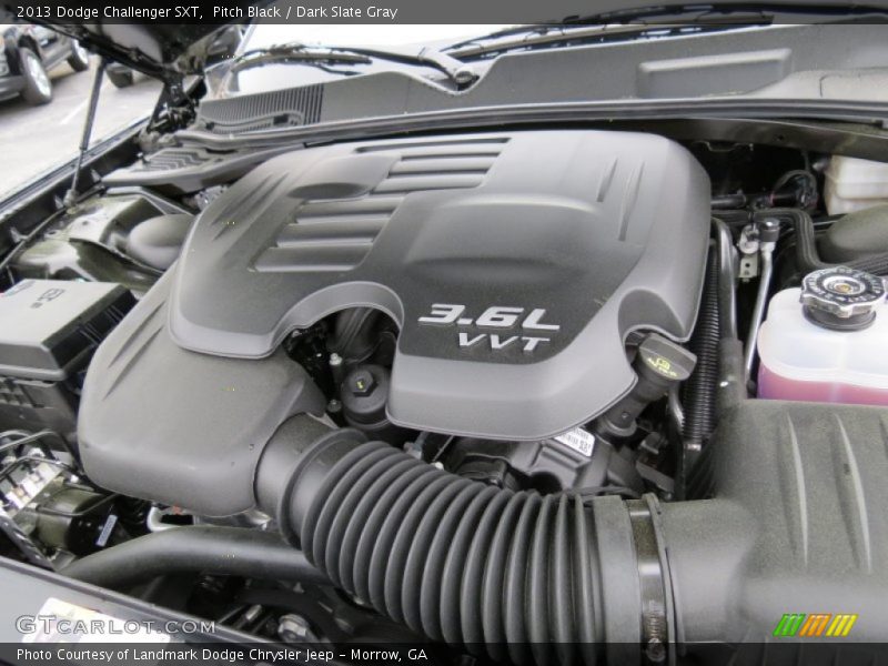 Pitch Black / Dark Slate Gray 2013 Dodge Challenger SXT