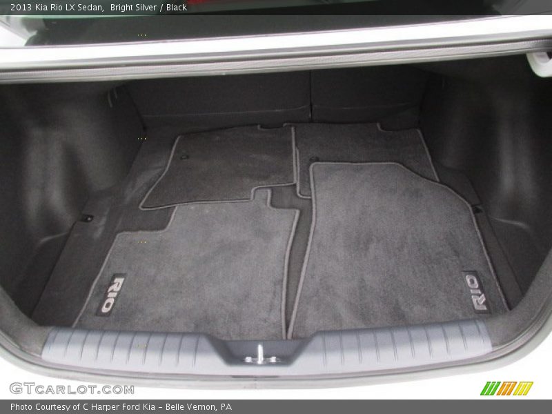 Bright Silver / Black 2013 Kia Rio LX Sedan
