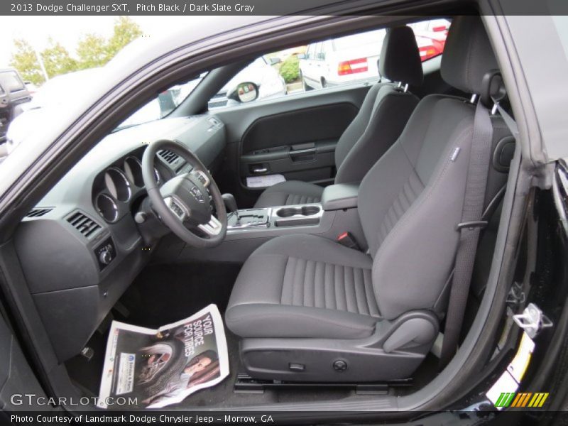 Pitch Black / Dark Slate Gray 2013 Dodge Challenger SXT