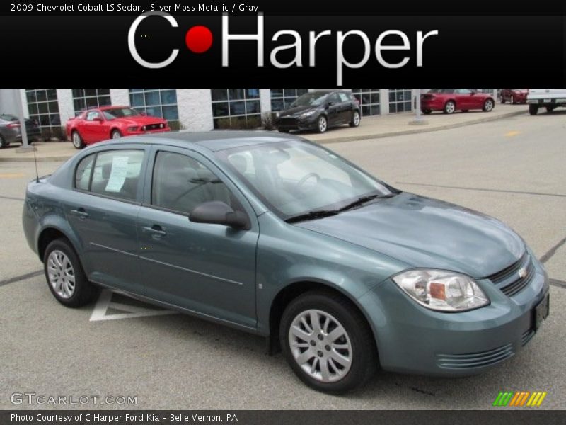 Silver Moss Metallic / Gray 2009 Chevrolet Cobalt LS Sedan