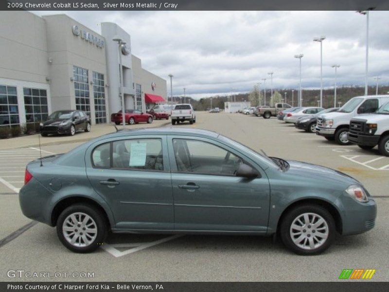 Silver Moss Metallic / Gray 2009 Chevrolet Cobalt LS Sedan