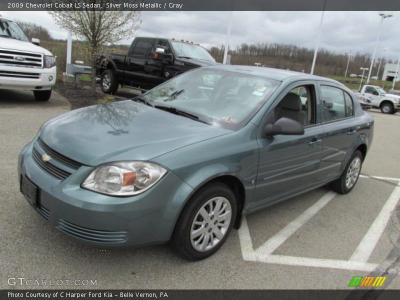 Silver Moss Metallic / Gray 2009 Chevrolet Cobalt LS Sedan