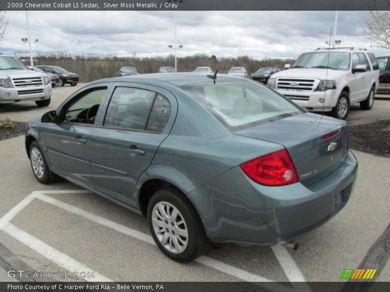 Silver Moss Metallic / Gray 2009 Chevrolet Cobalt LS Sedan