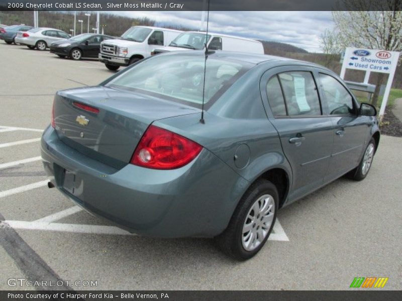 Silver Moss Metallic / Gray 2009 Chevrolet Cobalt LS Sedan