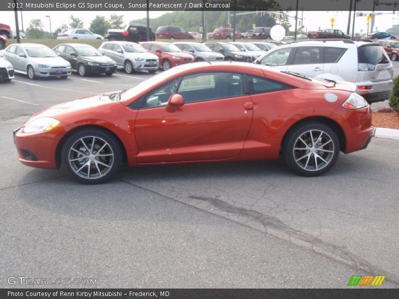 Sunset Pearlescent / Dark Charcoal 2012 Mitsubishi Eclipse GS Sport Coupe