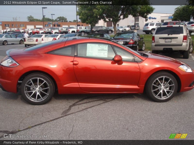 Sunset Pearlescent / Dark Charcoal 2012 Mitsubishi Eclipse GS Sport Coupe